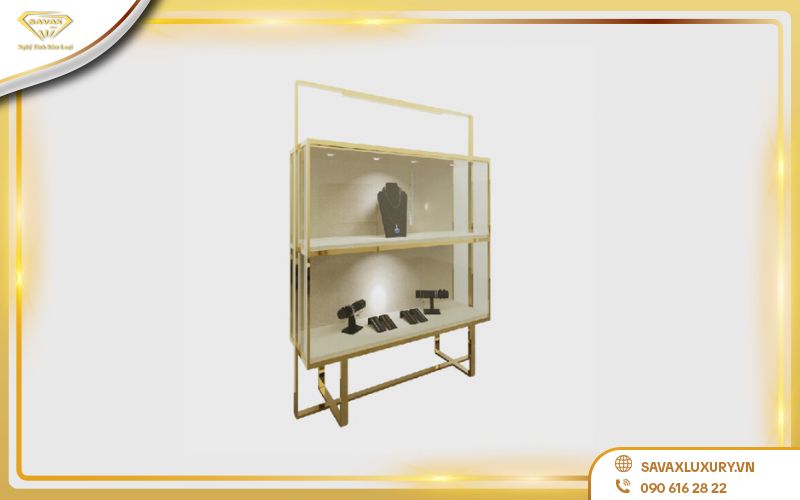 Mẫu tủ trưng bày giấy khen mini