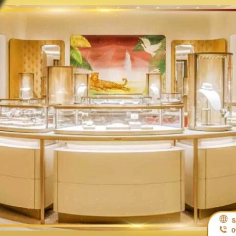 Các mẫu tủ trưng bày mỹ phẩm đẹp nhất 2025