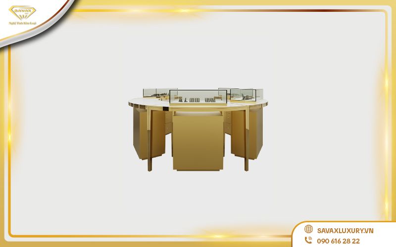 Tủ trưng bày tròn