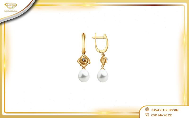 Khuyên tai vàng 585 14k