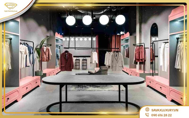 Thiết kế showroom cửa hàng phong cách hiện đại