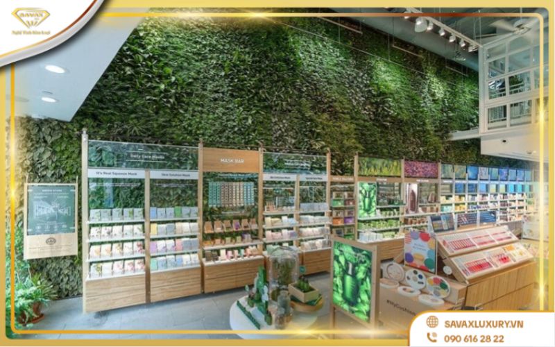 Thiết kế showroom phong cách tự nhiên