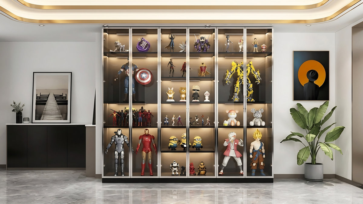 Tủ trưng bày lego hiện đại