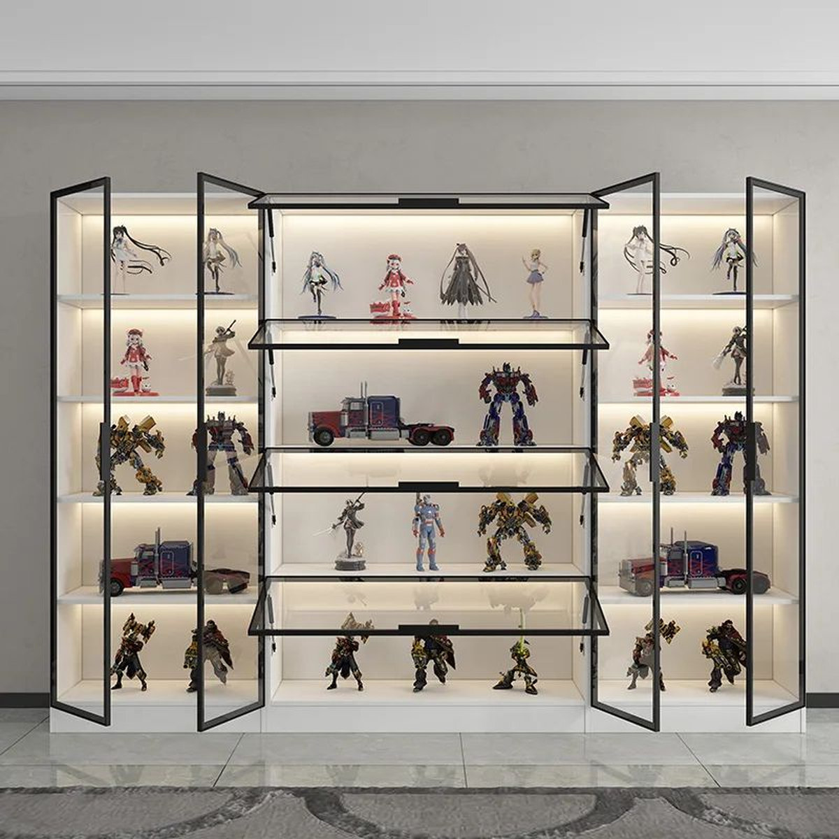 Tủ trưng bày lego kính cường lực