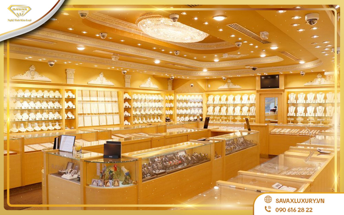 cách chọn tủ trưng bày trang sức