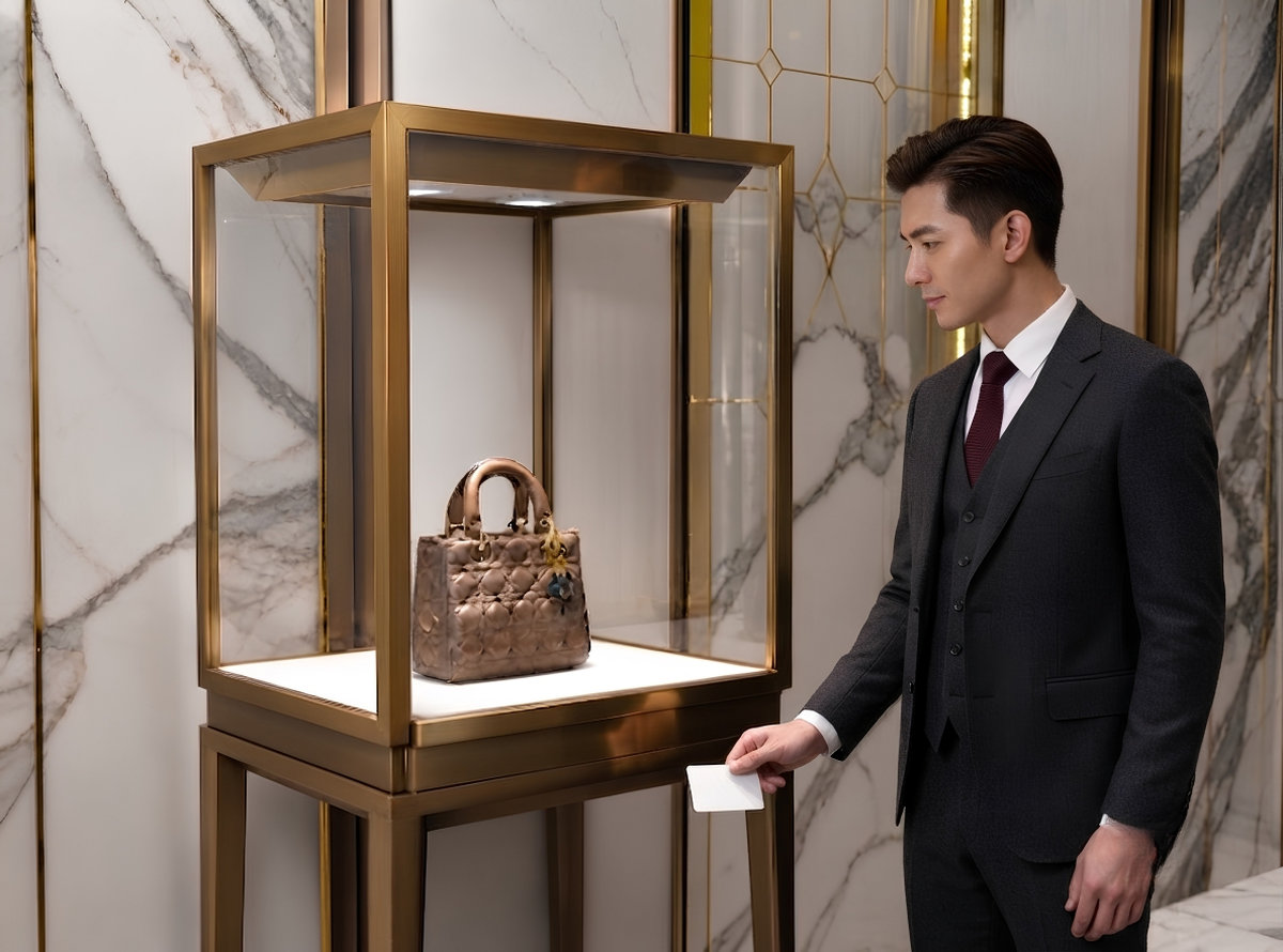 Địa chỉ thi công tủ trưng bày túi xách giá rẻ