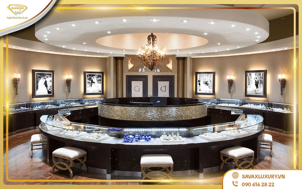 kệ tủ trưng bày trang sức