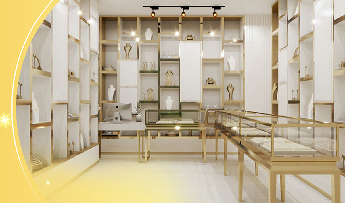 mẫu tủ trưng bày trang sức