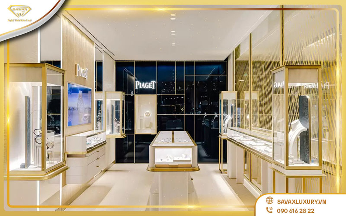 Tủ trưng bày kim cương