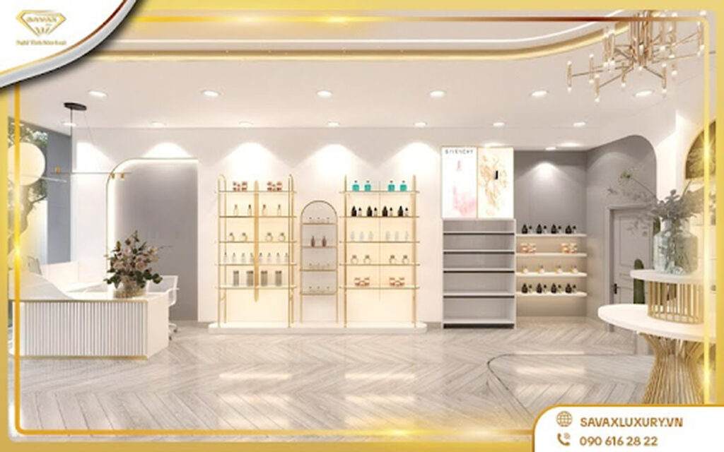 Tủ trưng bày mỹ phẩm