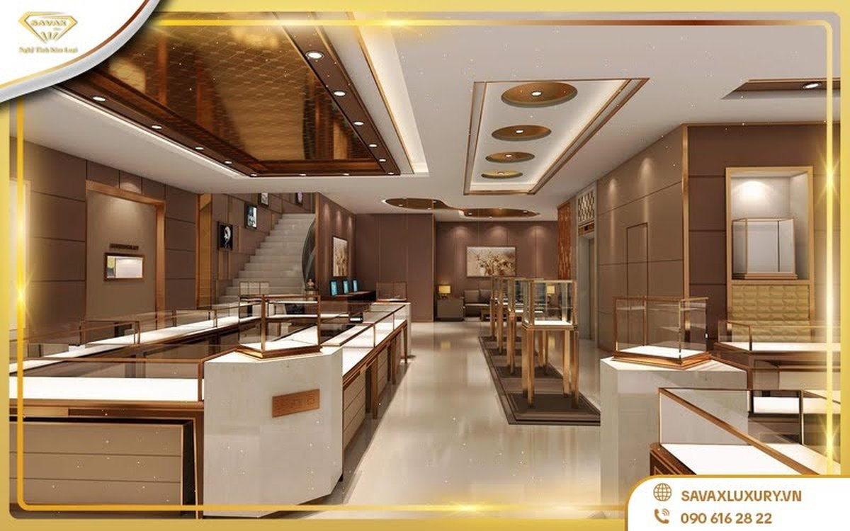 Tủ trưng bày mỹ phẩm spa