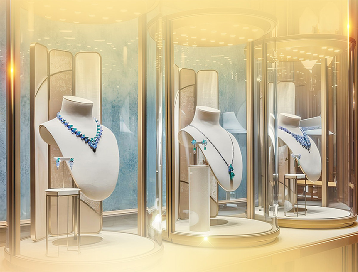 tủ trưng bày phụ kiện trang sức