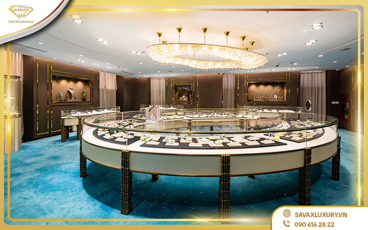 tủ trưng bày trang sức đẹp