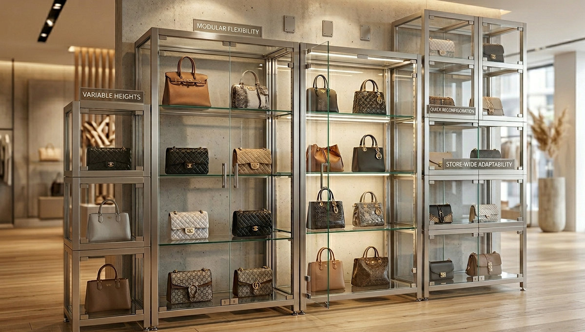 Tủ trưng bày túi xách giá rẻ