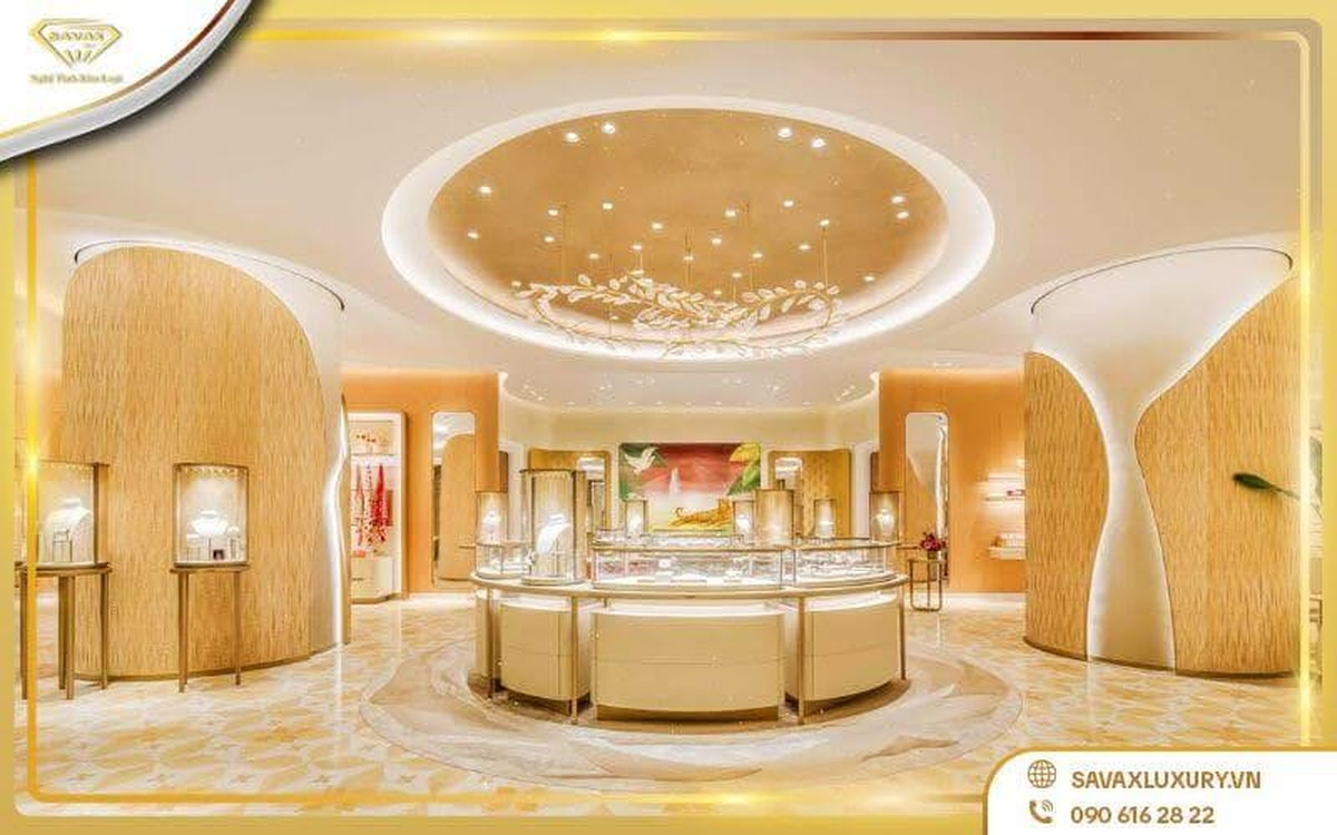 Tủ kính đèn led savax luxury