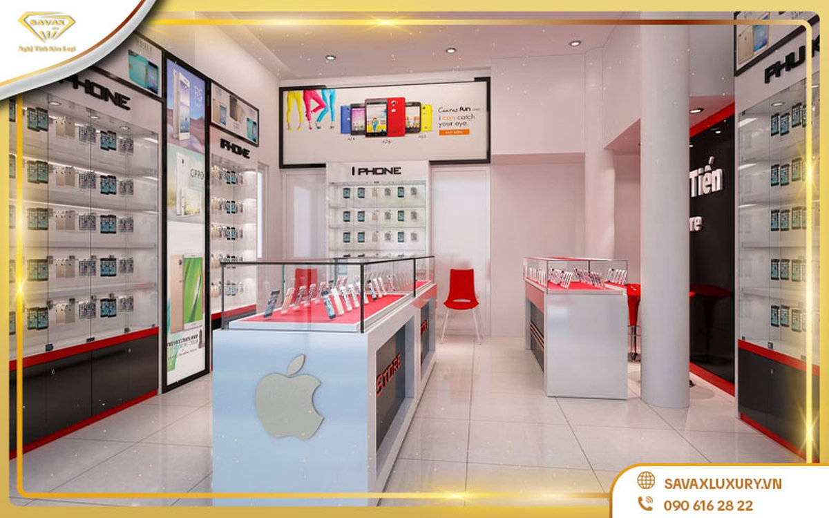 Thiết kế showroom điện thoại
