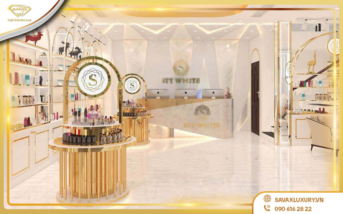Thiết kế showroom mỹ phẩm