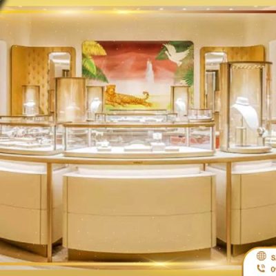 Các mẫu tủ trưng bày mỹ phẩm đẹp nhất 2025